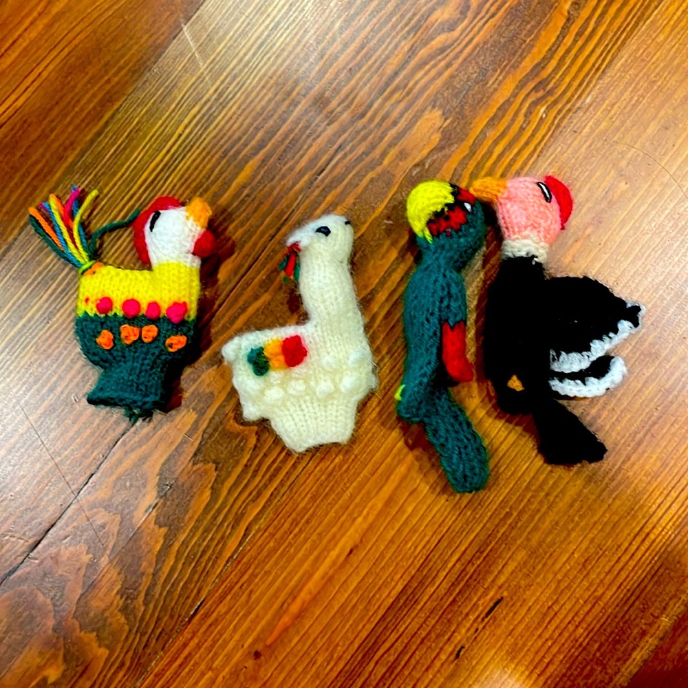 Handmade finger puppets